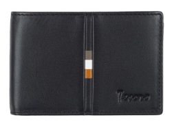 HJP crna Novčanik kožni muški mali sa RFID zaštitom 61660 10,5x7x3 Tesoro ( 16NMH61660B )