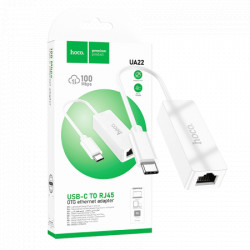 Hoco ua22 type c adapter usb type c na lan (100 mbps)  - Img 1