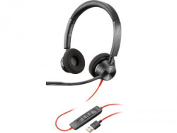HP poly blackwire 3320 USB-A headset, black ( 76J16AA )