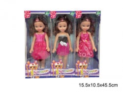 Igračka za devojčice - Lutka u roze haljinici ( 602317 )