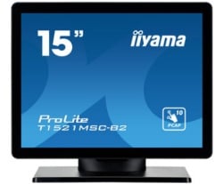 Iiyama 15" pcap bezel free front, 10p touch ( T1521MSC-B2 ) -1