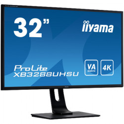 Iiyama XB3288UHSU-B5 LED B5 32'' VA panel with 4K resolution USB height, swivel, tilt monitor - Img 2