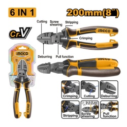 Ingco hmfdcp28200 multifunkcionalne sečice 200mm 6u1 ( HMFDCP28200 )