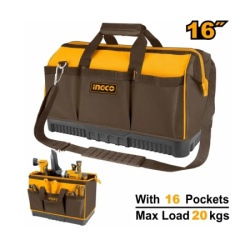 Ingco htbg08 torba za alat 16" - 16 džepova super ingco ( HTBG08 )
