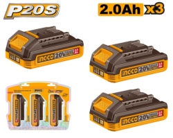 Ingco neto a cosli240311e set baterija 3x2ah super ( COSLI240311E )