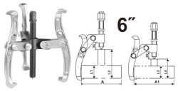 Ingco radapciger 3 kraka 6" ( HGP08036 )