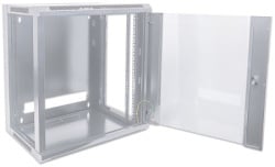 Intellinet 711807 19"/9U 570x600x500/staklena vrata/bravica Rack orman -3