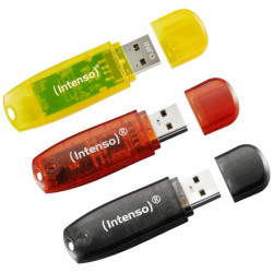 Intenso USB flash drive 32GB Hi-speed USB 2.0,Rainbow Line, 3 kom - USB2.0-32GB/Rainbow, 3 kom - Img 4
