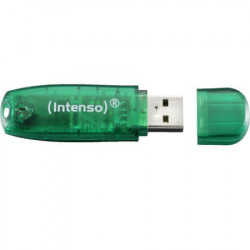 Intenso USB flash drive 8GB Hi-Speed USB 2.0, rainbow Line, zeleni - USB2.0-8GB/rainbow - Img 4