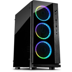 Inter-tech w-iii rgb tower black I rgb kućIšte MIDI ( kt022 )