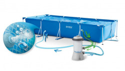 Intex Frame Pool Veliki bazen za dvorište + filter pumpa 450x220x84cm ( 28274 ) - Img 4