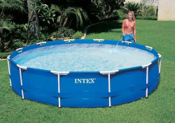 Intex Metal Frame okrugli bazen za dvorište sa metalnim ramom + filter pumpa 366cm x 76cm ( 28212 ) - Img 4