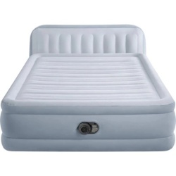 Intex queen plush headboard airbed w/fiber tech rp-produ ( 64450ND )