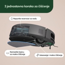 iRobot usisivač i brisač Roomba Combo Essential sivi ( Y011440 )-4