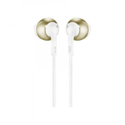 JBL T205 CGD earbud slušalice, univerzalne kontrole, mikrofon, 3.5mm, zlatna - Img 3