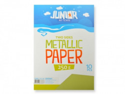 Jolly papir metalik, limeta, A4, 250g, 10K ( 136104 )