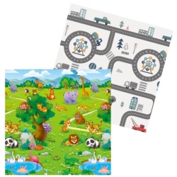 Joy sklopiva podloga sa dva lica Staza+Zoo vrt 150x200x1 cm ( 21382 )