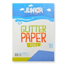 Junior jolly glitter paper papir sa šljokicama a4 250g 10k - odaberite nijansu plava ( 136135 )