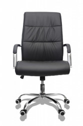 Kancelarijska stolica FA-3002 od eko kože - Crna - Img 2