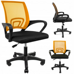 Kancelarijska stolica SMART od Mesh platna - Crno/oranž ( CM-946590 ) - Img 1