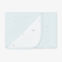 Kikka Boo Dvoslojno baby ćebence od pamuka 85x85 Stripy Friends ( KKB14055 )