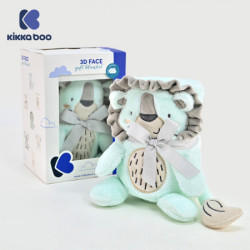 KikkaBoo bebi ćebence sa 3D vezom 75x100 Jungle King ( KKB50106 ) - Img 2