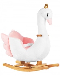 KikkaBoo igračka sa ljuljanjem i sedištem swan white ( KKB40011 )