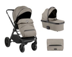 KikkaBoo Kolica Tiffany 3in1 premium set sa autosedištem I-Trail I-size i tvrdom korpom Beige ( KKB20153 PRSET ) - Img 3