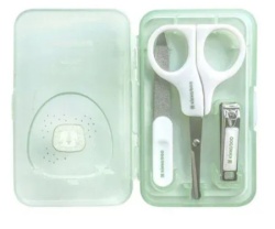 KikkaBoo manikir set za bebe 3 dela Savanna Mint ( KKB42104 )