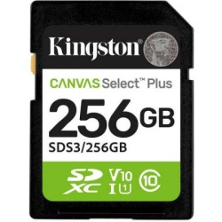 Kingston Canvas SelectPlus gen 3 SD mem.kart.256GB