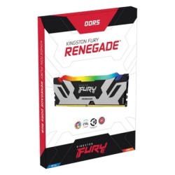 Kingston DDR5 24GB 6400MHz fury renegade RGB, CL32 1.4V, Silver/Black, XMP memorija ( KF564C32RSA-24 ) -3