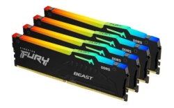 Kingston Fury Beast RGB KF560C40BBAK4-64 Memorija DDR5 64GB (4x16GB) 6000MT/s