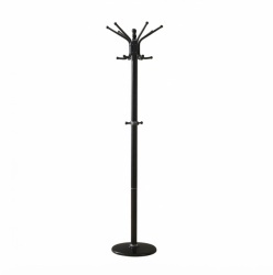 Klasični metalni čiviluk sa kukama 170 cm Crni
