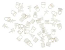 Klizači za šinu 50 kom/pakovanje bela