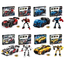 Kocke za sklapanje Transformers 2u1, 4 verzije ( 31-605000 )