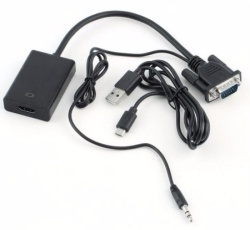 Konvertor VGA na HDMI + audio V2H ( 55-006 )