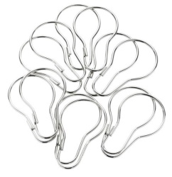 Kukice za tuš-zavese 12kom/p metal