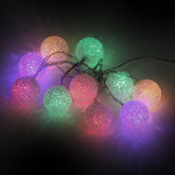 Lamput, novogodišnje lampice, 10LED, kuglice, u boji ( 741103 ) - Img 2