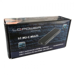LC Power HDD Rack LC Power LC-M2-C-MULTI - M.2 SSD Enclosure (NVMe & SATA)-5