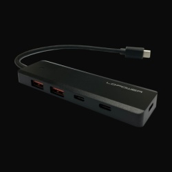 Lc power lc-hub-u3-4-c hub 4port usb3.2 gen2x1 type-c black usb ( 24101 )