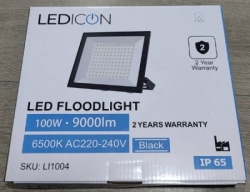 Led reflektor 100W 9000lm 6500K IP65