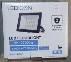 Led reflektor 30w 2700lm 6500k ip65 li1002-3