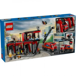 Lego city fire fire station with fire truck ( LE60414 )  - Img 1