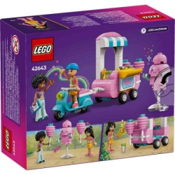 Lego friends cotton candy stand and scooter ( LE42643 ) -2