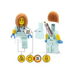 Lego Iconic lampa: medicinska sestra / veterinarka ( LGL-TO46 ) - Img 3