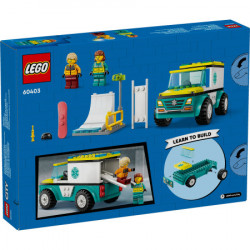 Lego Kola hitne pomoći i snouborder ( 60403 ) - Img 13