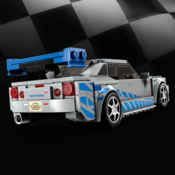 Lego Nissan Skyline GT-R (R34) iz „Paklenih ulica 2” ( 76917 ) - Img 6