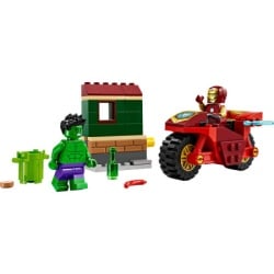 Lego super heroes iron man with bike and the hulk ( LE76287 ) -3