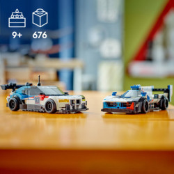 Lego trkački automobili BMW M4 GT3 i BMW M Hybrid V8 ( 76922 ) - Img 4