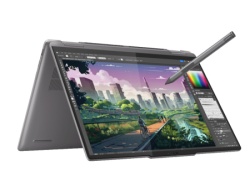 Lenovo Yoga 7 2in1 14AHP9 DOS/14" WUXGA OLED/Ryzen 7-8840HS/16GB/1TB/backlit SRB/sivi Laptop  ( 83DK008CYA ) -1